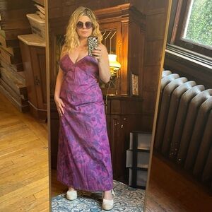 Maxi Dress 1970s Vintage Couture